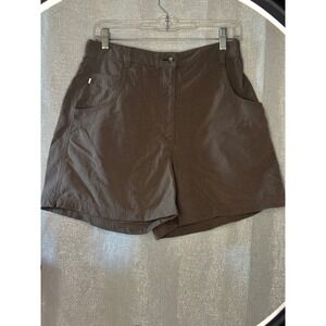 The North Face Hiking Shorts Womens Size‎ 12 Outdoor Casual Brown Nylon
